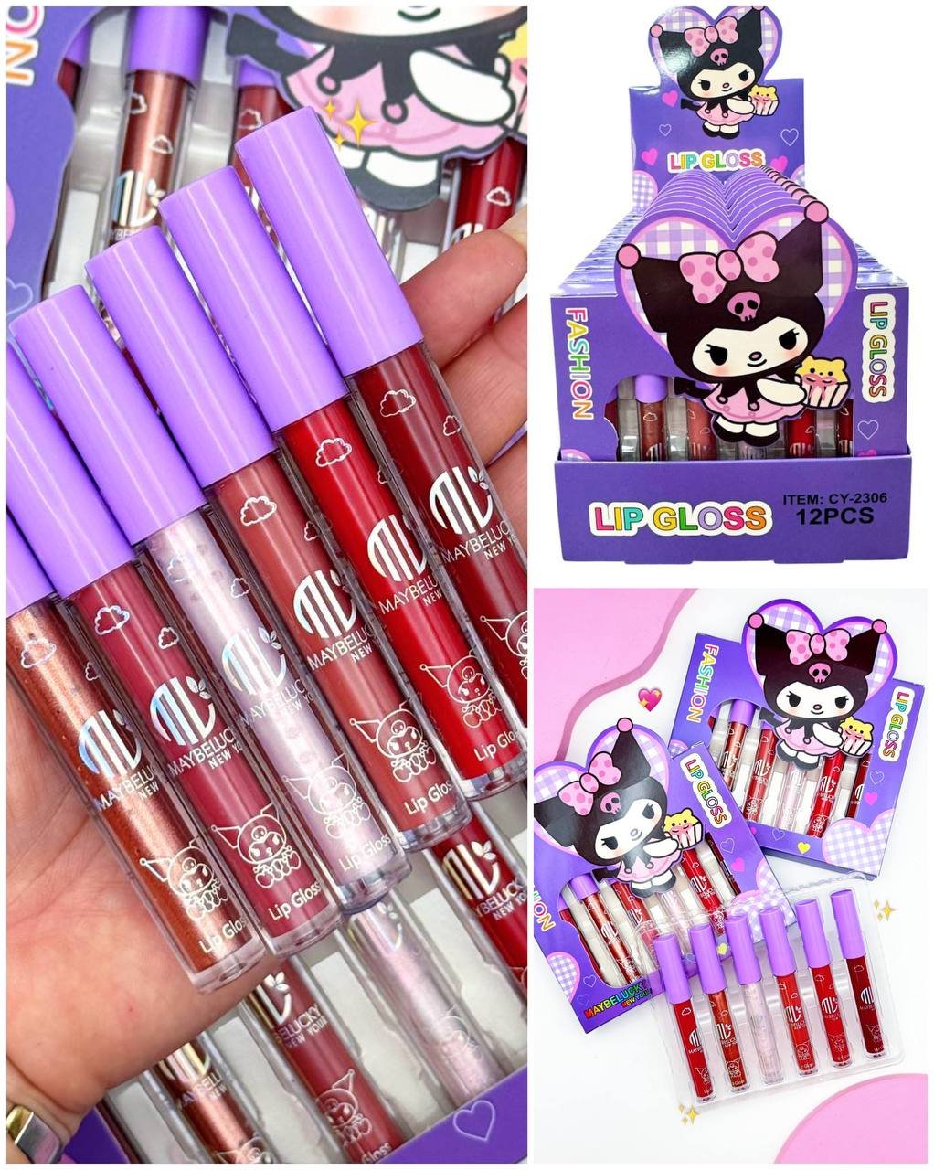 Caja de 6 labiales y lip gloss 💋