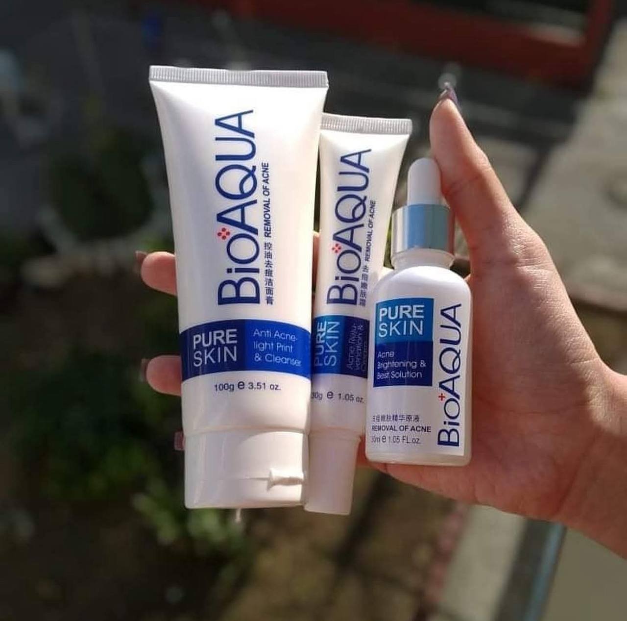 KIT ANTI ACNÉ BIOAQUA 🫡🩵