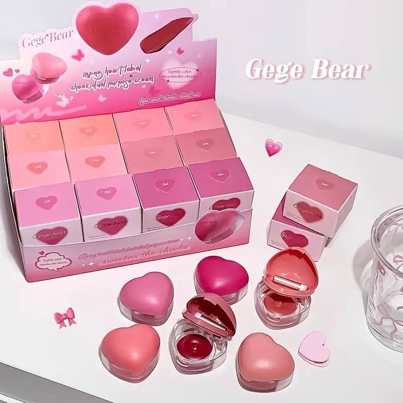 💖 BLUSH & GLOSS CORAZÓN 💖 Gege bear 🐻 ✨