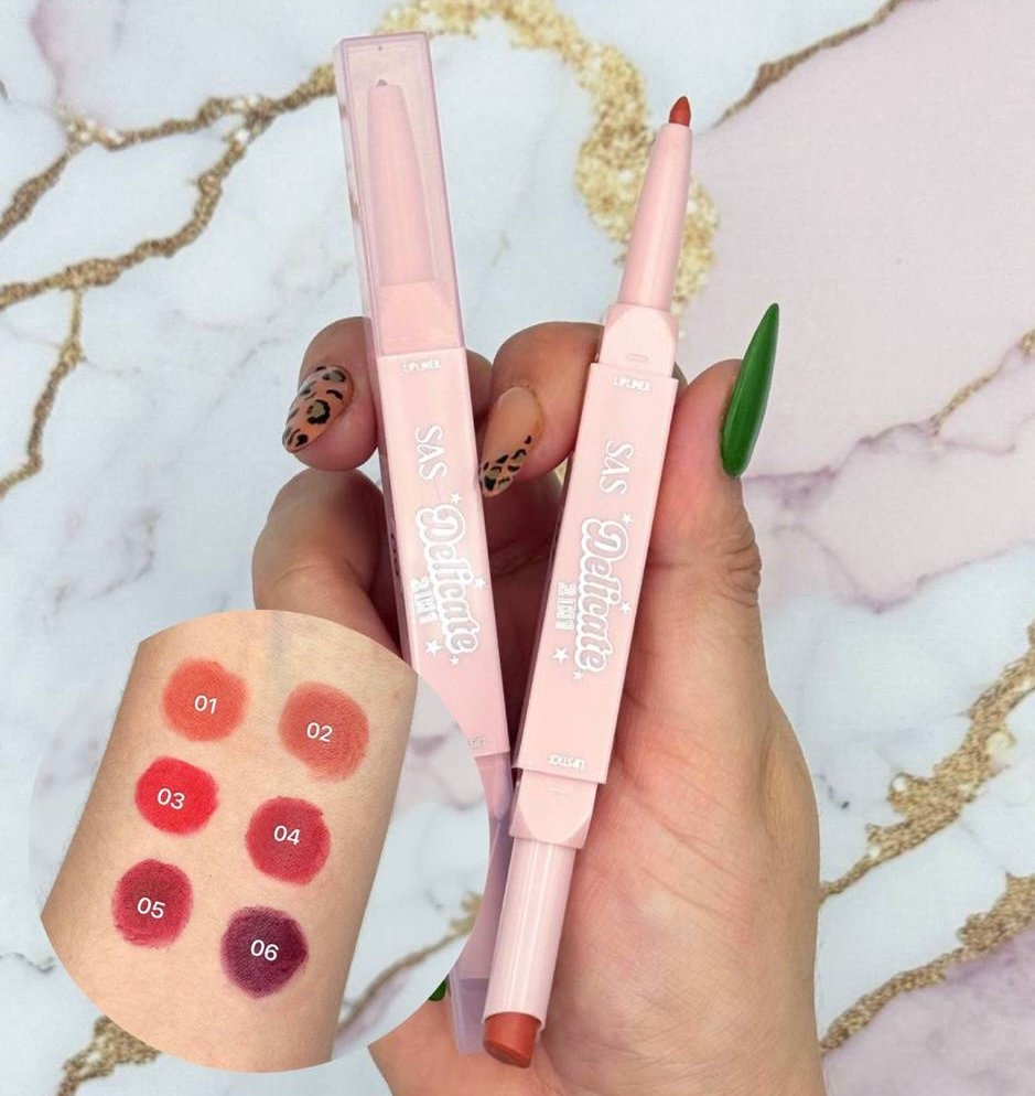 Labial mousse + delineador 