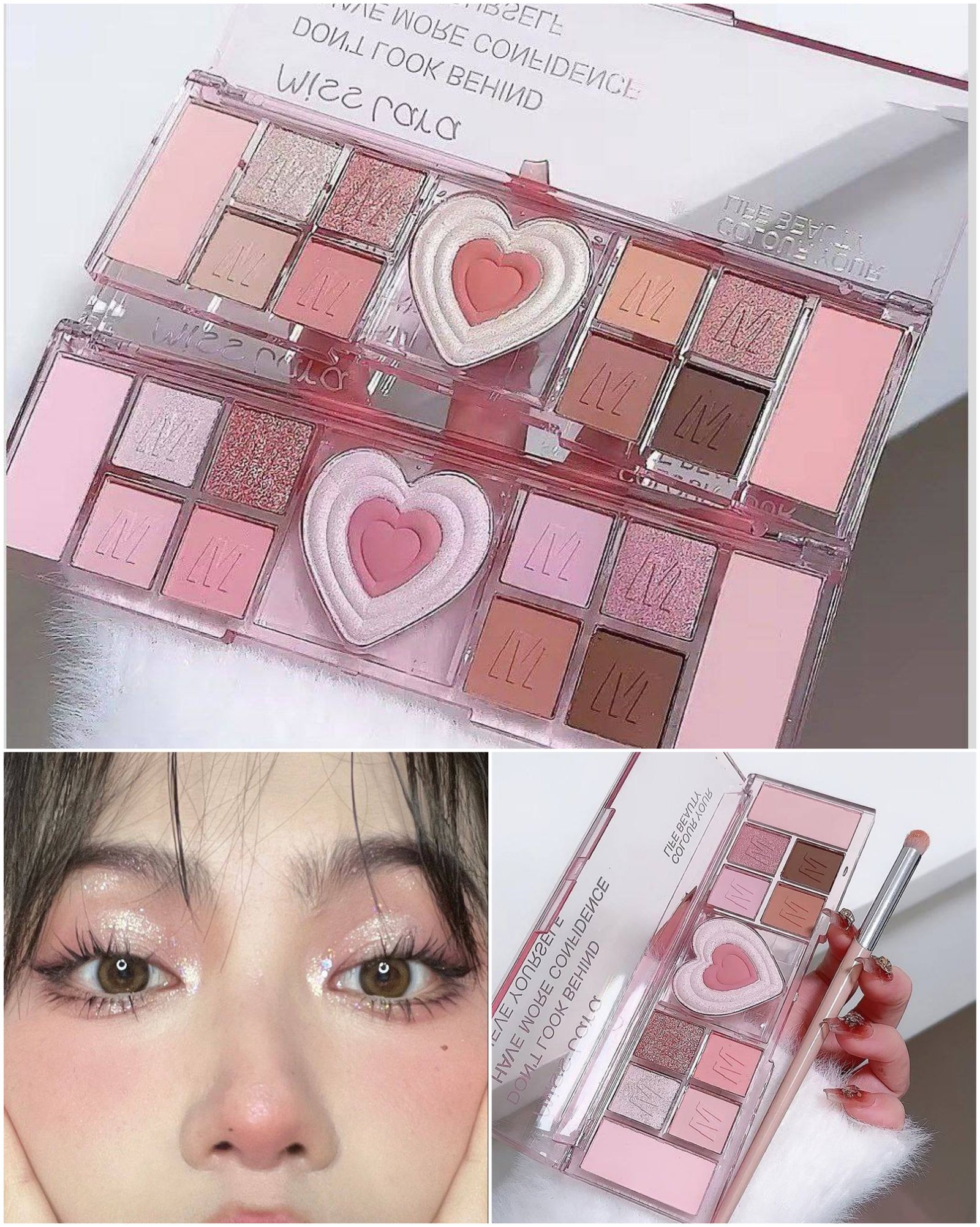 🧚💕PALETA DE SOMBRAS + BLUSH 💕Original Miss Lara 😌