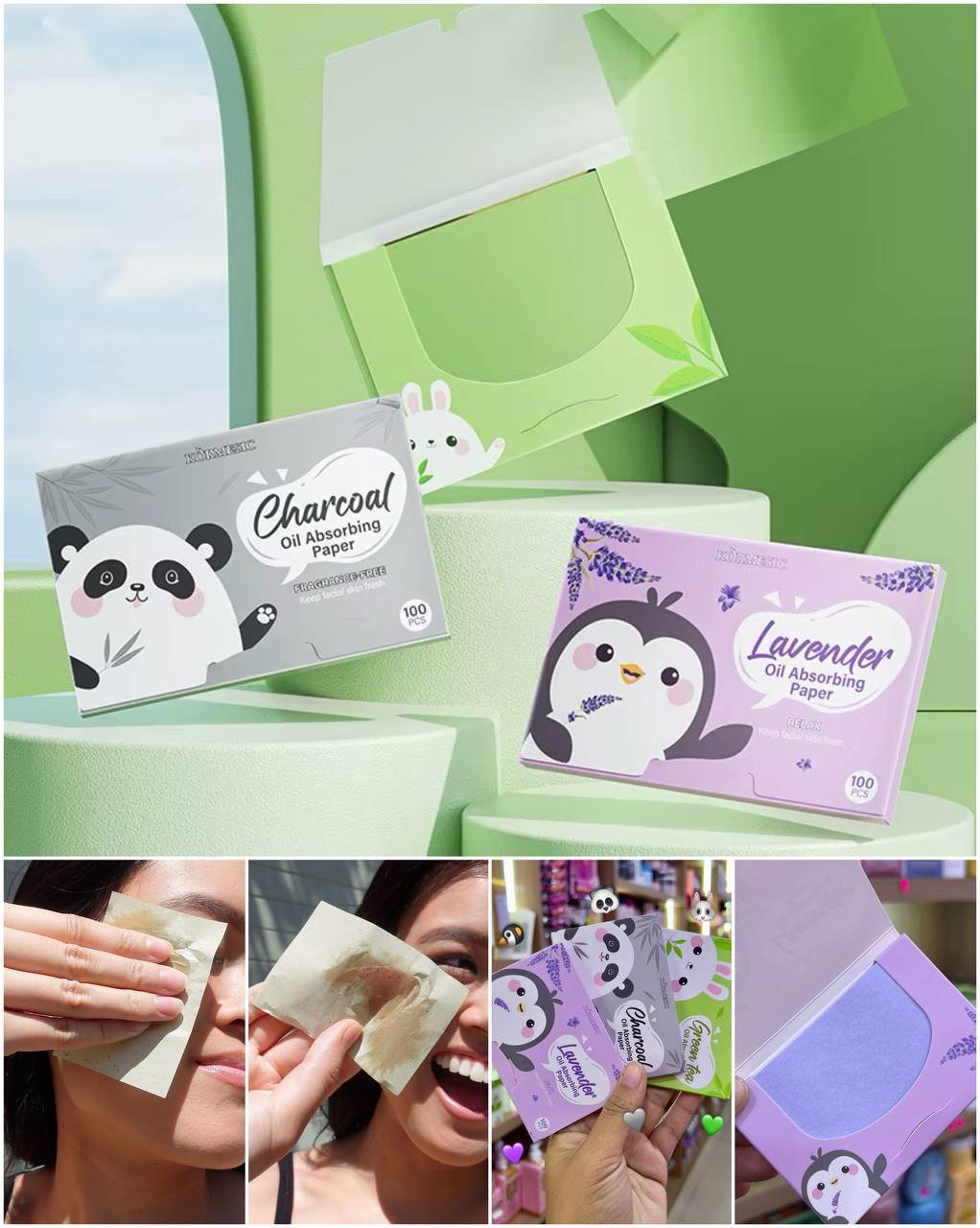 💖100 PAPELES ABSORBENTES 💖