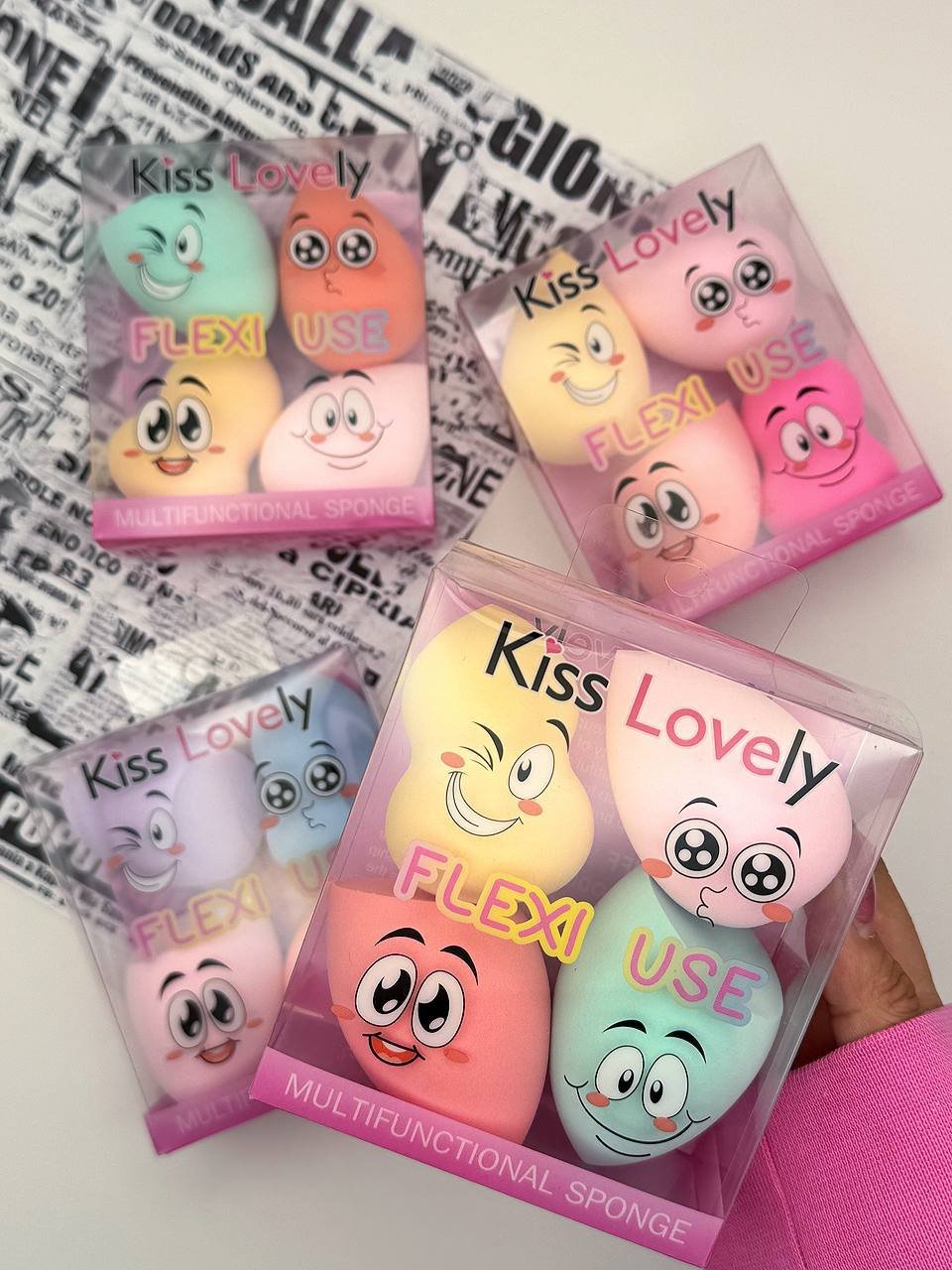 💖 Set x 4 esponjas 💖