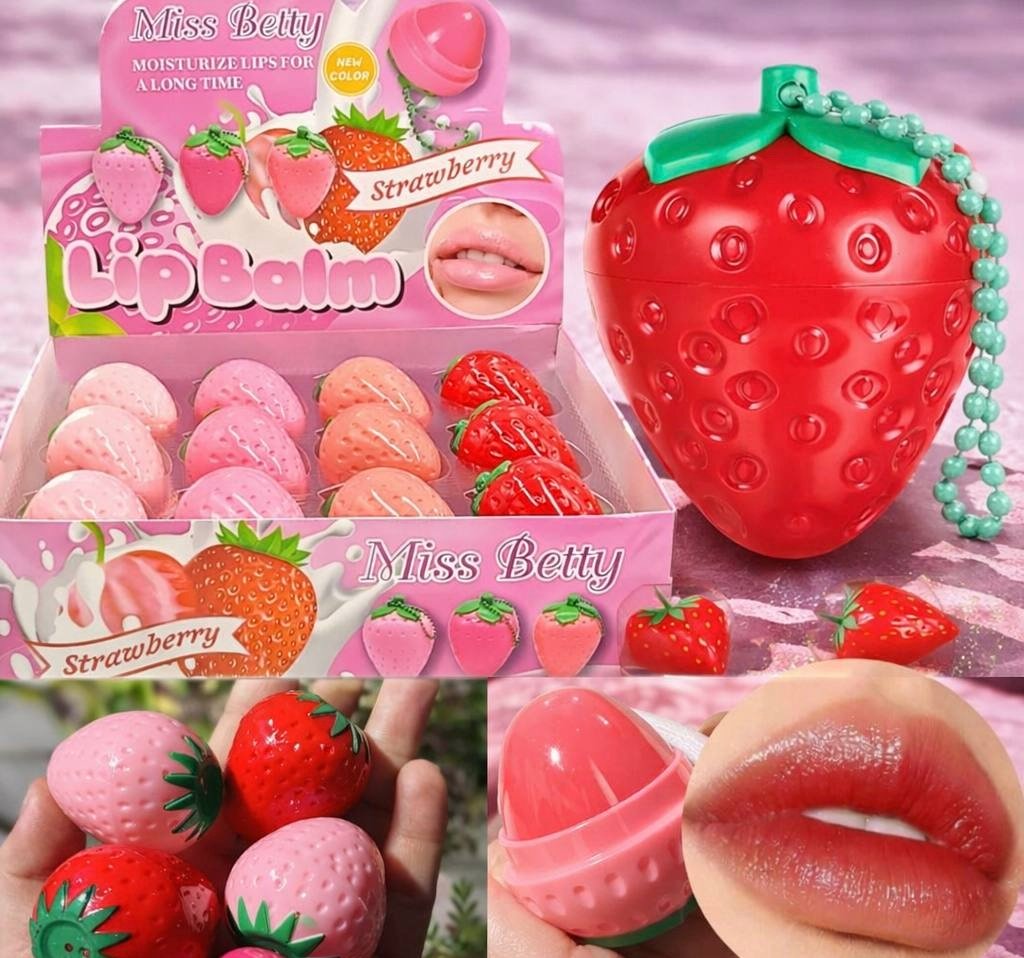 Bálsamo labial de fresa  M2🥰 🍓