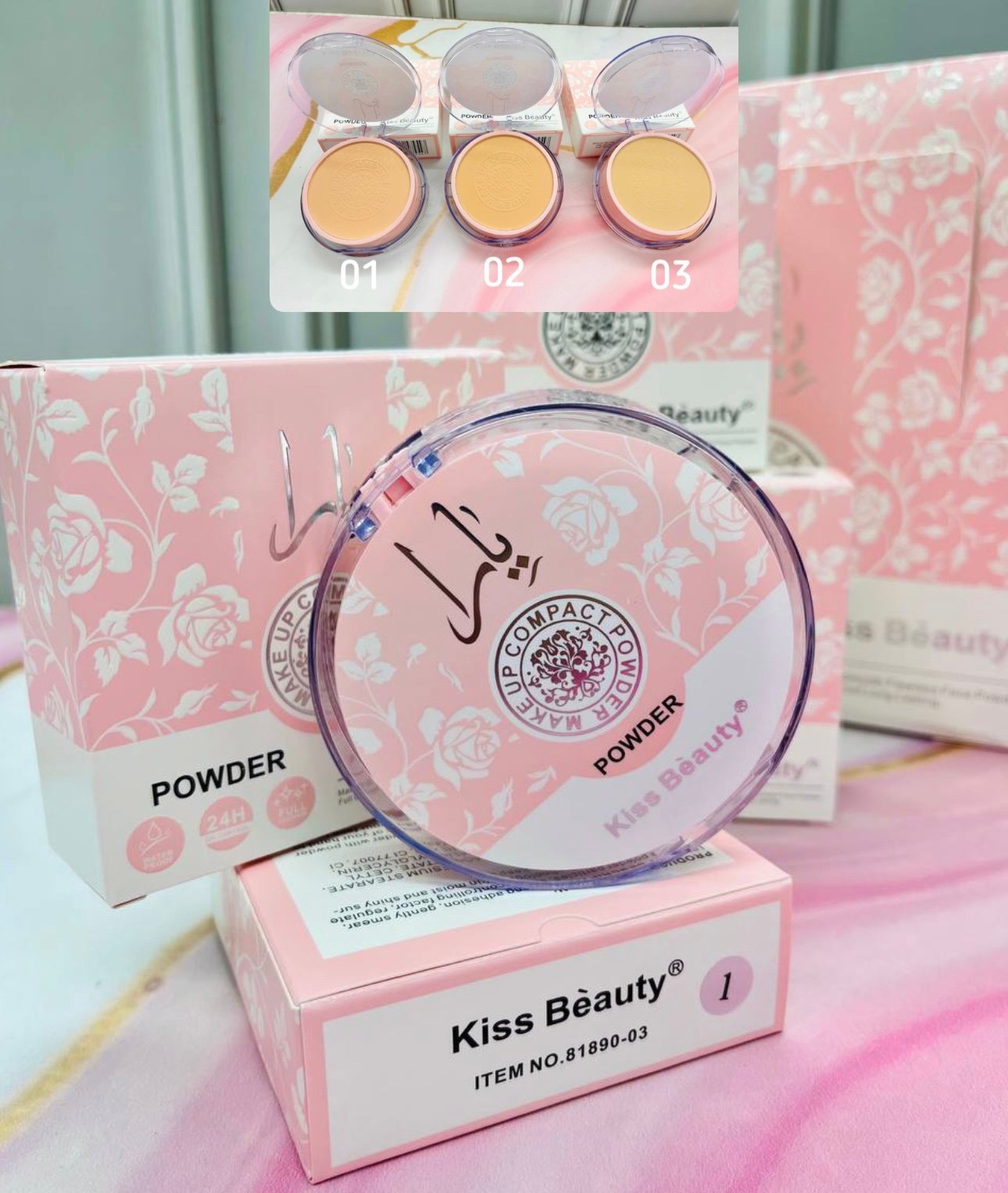 💞 Polvo Compacto Yara 💞 Kiss Beauty