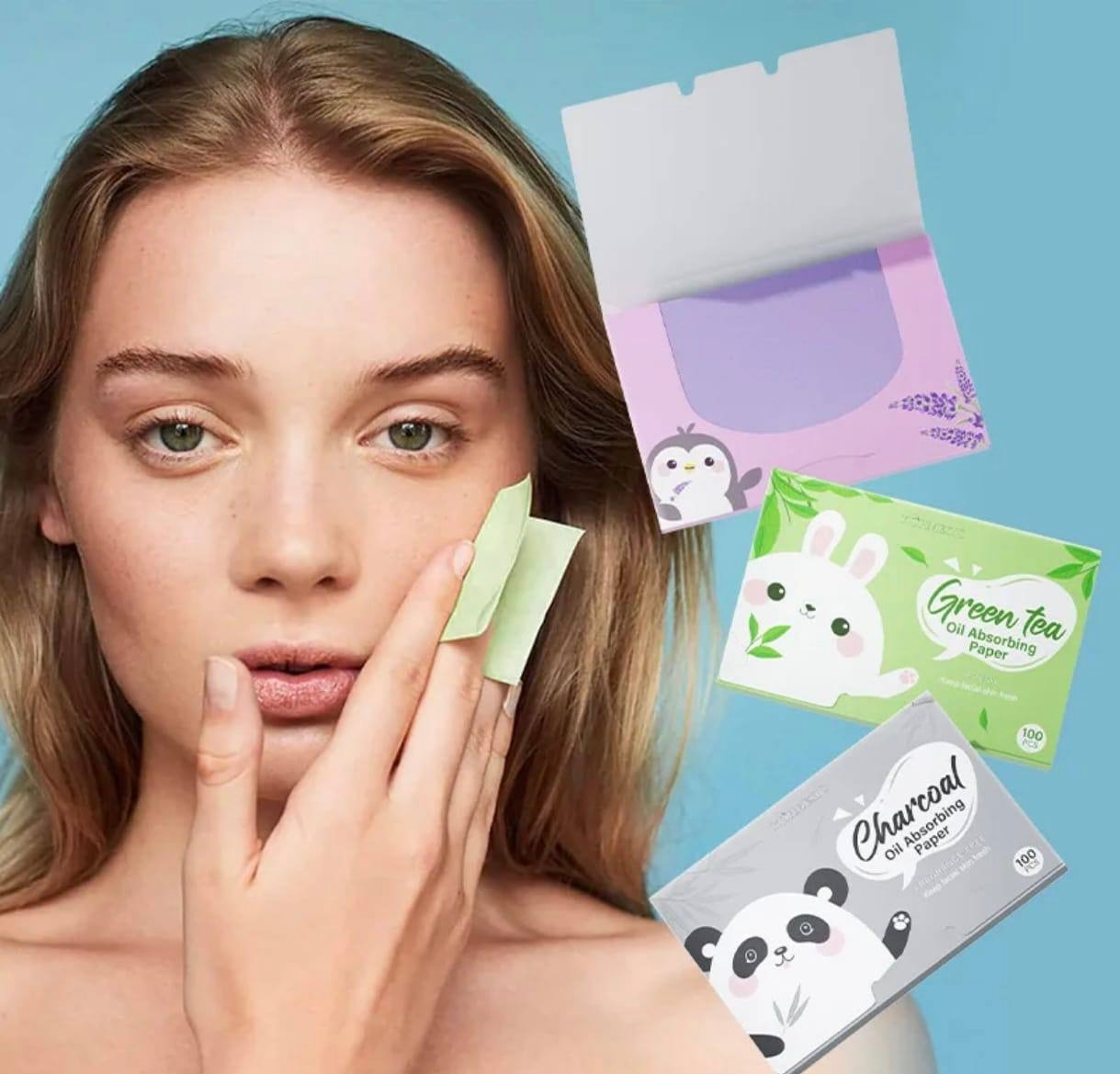 Papel absorbente para la grasa del rostro 😍✨