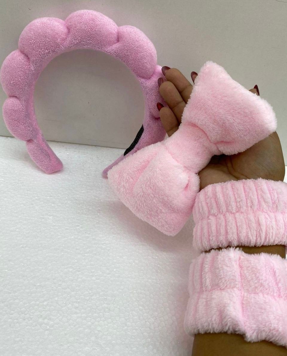 🎀 SET DE DIADEMA PARA SKINCARE 🎀