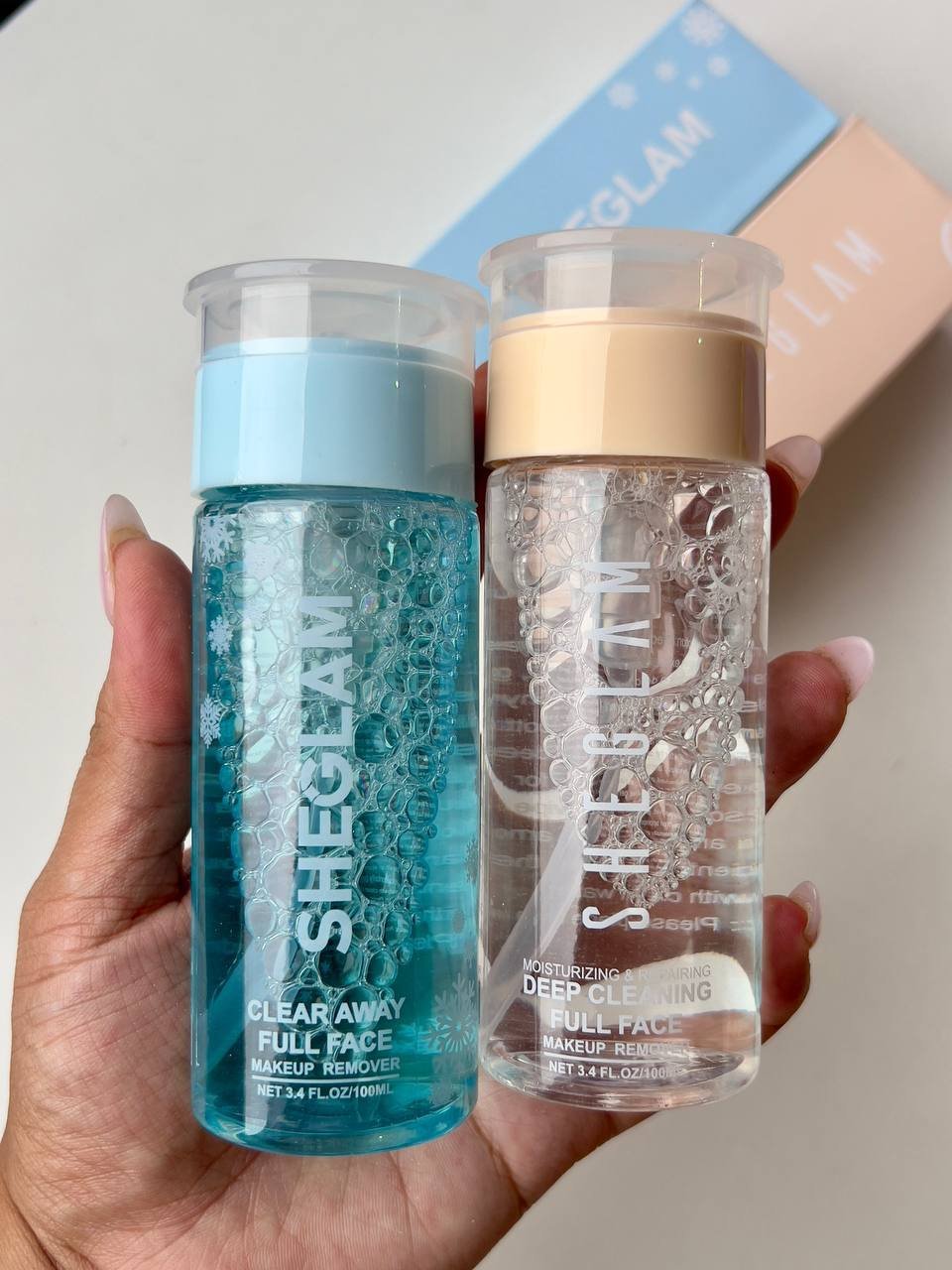 💖DESMAQUILLANTES BIFASICOS SHEGLAM💖