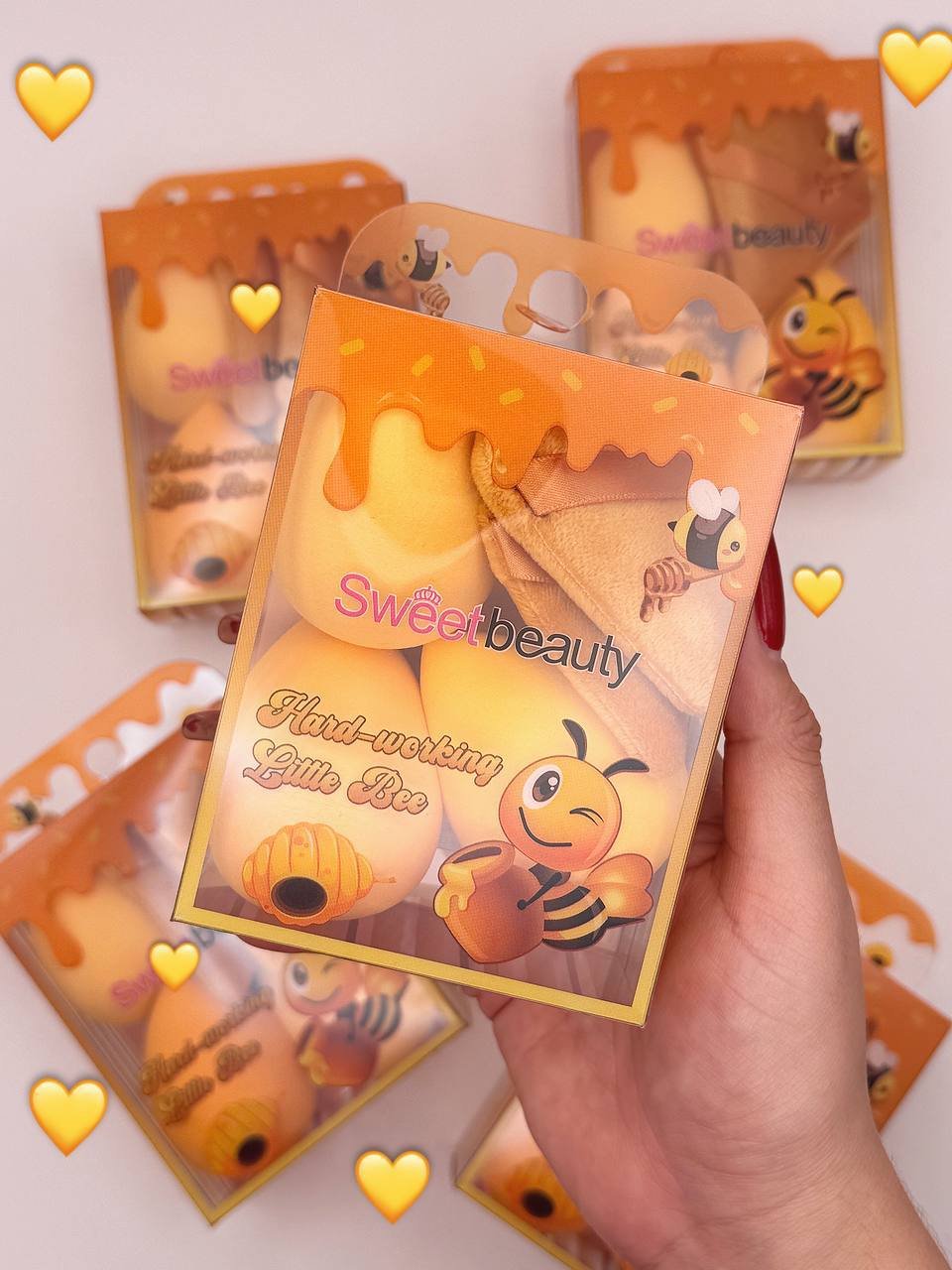 🧡SET ESPONJAS + BORLAS (5 PCs)🧡 
