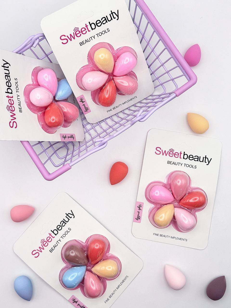 💗 Set de 5 mini esponjas 💗