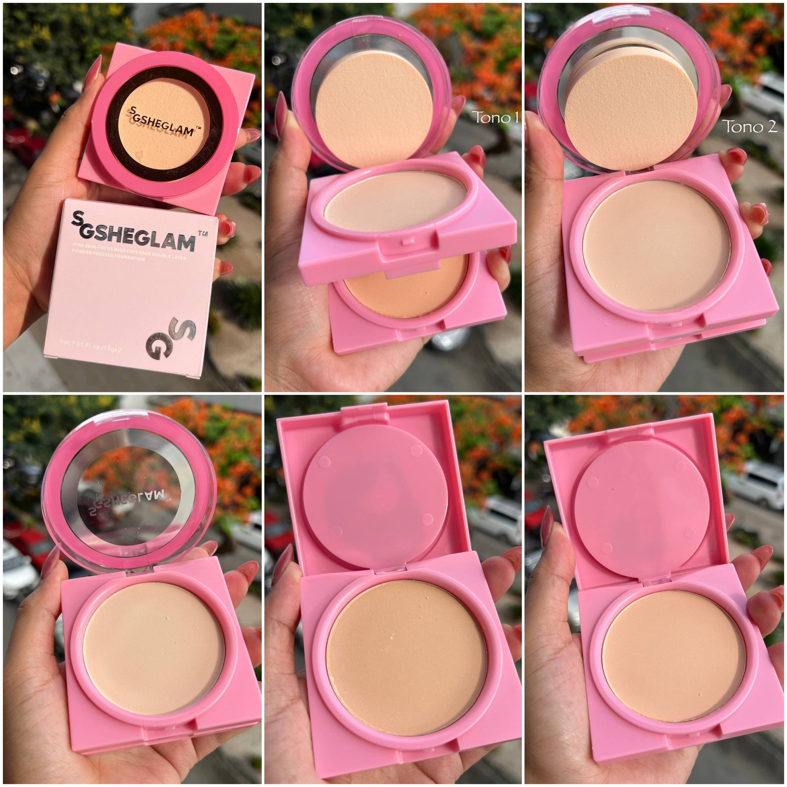 💖POLVO COMPACTO 2 EN 1💖